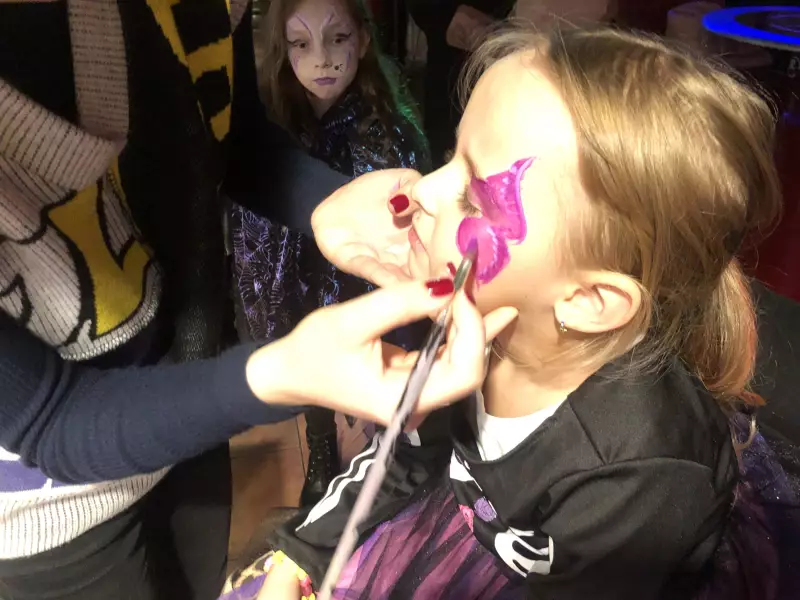 Malování na obličej - halloween