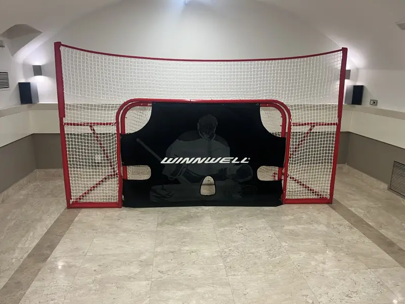 Střelba na hokejového gólmana