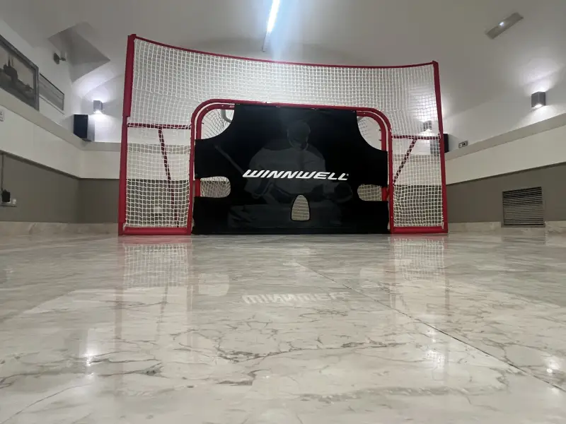 Střelba na hokejového gólmana