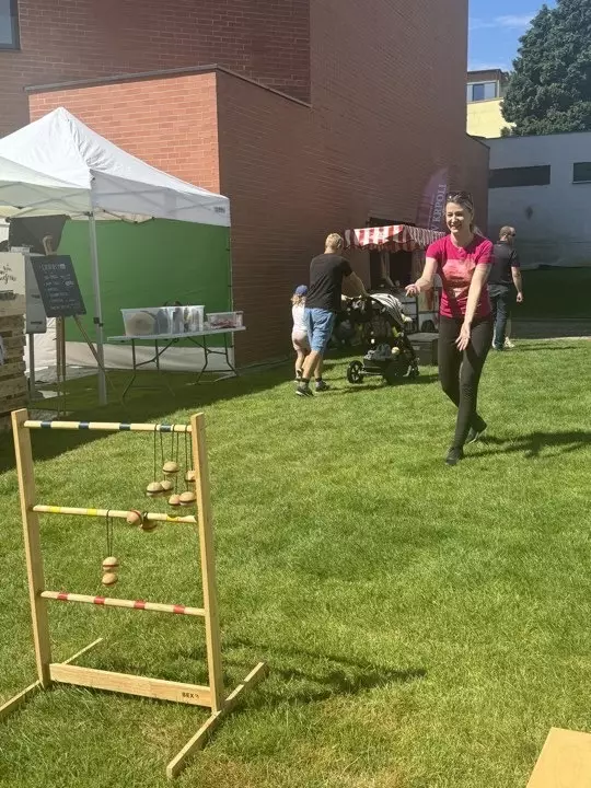Hod na žebřík - Ladder golf