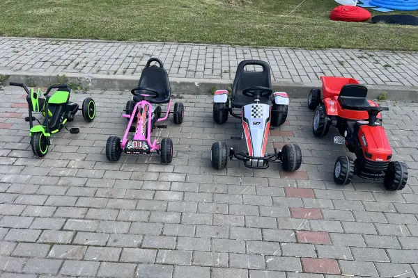 Šlapací autíčka pro děti