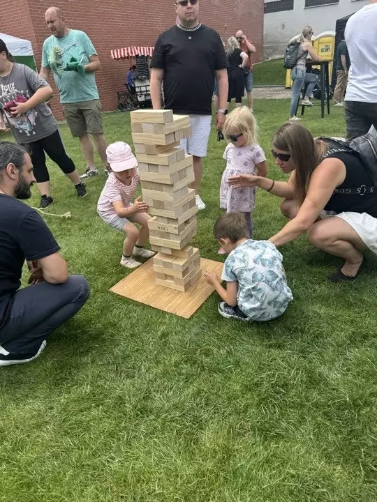 Jenga - Zahradní věž